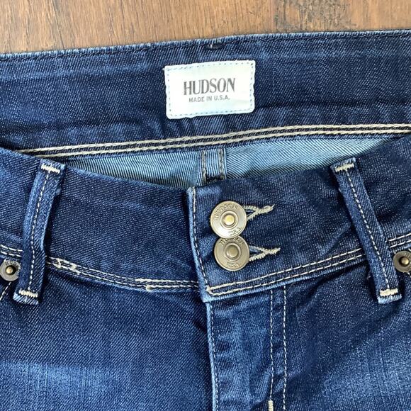 Hudson Signature Bootcut Dark Wash Back Flap Pocket - Picture 2 of 8
